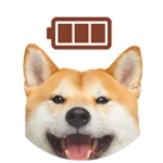 battery widget dogs android application logo